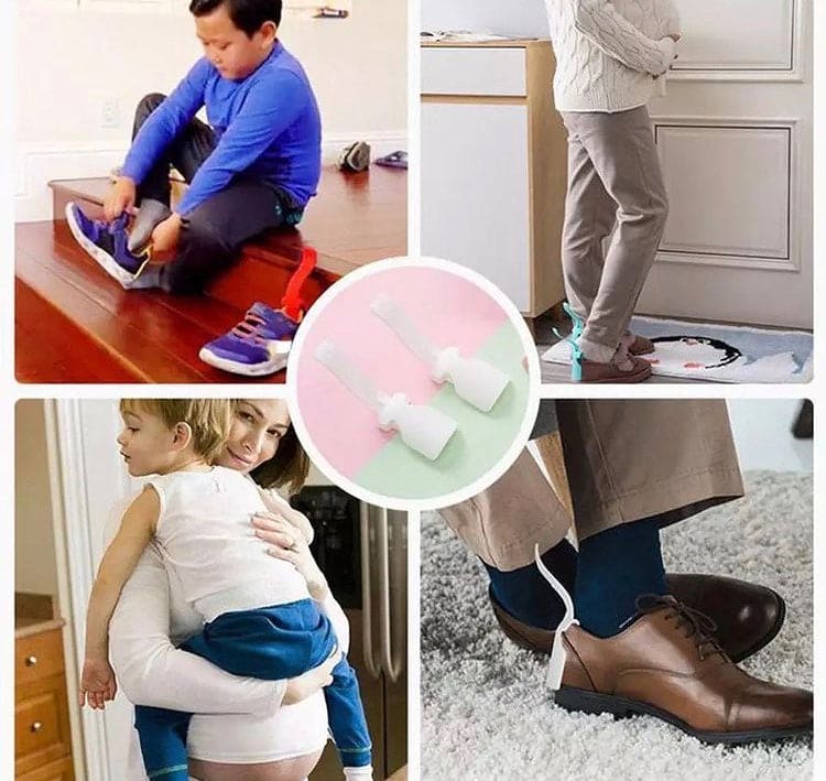 Set Of 2 Lazy Shoe Wear Helper, Shoe Lifting Helper, Portable Sock Slider - Handled Shoe Horn Set Of 2 Lazy Shoe Wear Helper, Shoe Lifting Helper, Portable Sock Slider - Handled Shoe Horn